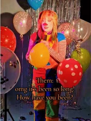 I love it here 🤡🥲👍  #howimfeeling #clown #clowngirl #balloon #photoshoot #howami #clownlife #vibe #same #howimdoing #clowncheck #clowning #life #clowncore #howareyou #balloons #fypシ 