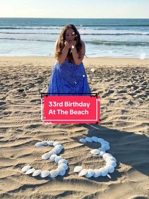 Another year older, another year wiser 🫶✨ 33 at my favorite place…the beach 🩵 #33rdbirthday #beachday #beachbirthday #birthdaygirl #birthday #bday #birthdayphotoshoot 