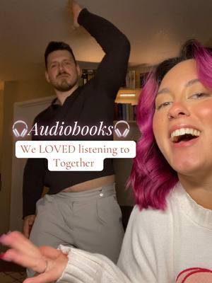 Dancers we are not 😆. But we LOVE listening to audiobooks together. So here are some of our favorite Romance Buddy Listens ♥️🎧♥️ #bootok #audiobooks #audible #romanceaudiobooks #romancebooks #audiobookrecs 