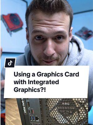 There are some very specific applications that can leverage both your GPU and the power of integrated graphics from your CPU, but most people don’t need to worry about that.  #PCBuild #GamingPC #PCBuilding #CustomPC #GraphicsCard