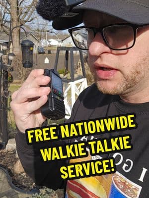 The Talk2me Standard Nationwide Walkie Talkie. Blowing up on tiktok now! Get on the network early! 1 full free year. #walkietalkie #walkie #walkies #nationwide #communication 