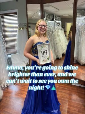 ✨ A Night to Remember! ✨ When Emma found out she was going to the Night to Shine Prom, her reaction brought all of us to tears. 💖 Her amazing mom brought her straight to Dress 2 Impress to find the perfect dress for her special occasion, and we were so honored to be part of this magical journey. Helping Emma find her dream prom dress was truly unforgettable. 🦋 Watching her light up as she found the one reminded us of why we do what we do. Emma, you’re going to shine brighter than ever, and we can’t wait to see you own the night! 💕 #NightToShine #PromDreamsComeTrue #Dress2ImpressNJ #PromQueenGoals #ShiningBright #nj #fyp #makedreamscometrue #prom #promgoals #fypシ 