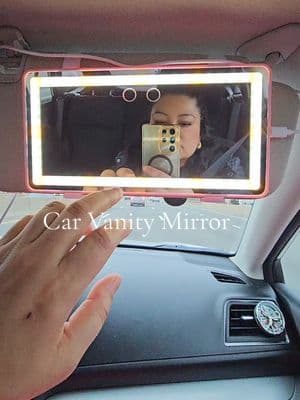 Car Vanity Mirror #CarVanityMirror #CarVanityMirrorwithlights #Mirror #RosyCatalan #Espejoparacarro #espejoled 