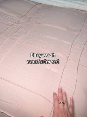 Easy to wash comforter set #affordablebedding #comforterset #beddingsets #beddingdecor 