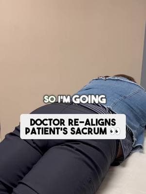 In this video, we’re releasing the sacrum to restore balance and improve mobility. The sacrum plays a key role in spinal alignment, and when it’s restricted, it can lead to pain, tension, and movement issues. By addressing it directly, we’re helping the body move more efficiently and heal properly. #sacrumrelease #osteopathicmedicine #mobilitymatters #spinalhealth #injuryrecovery #alignment #healingnaturally #sportsmedicine #bodybalance #healthoptimization 