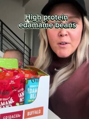 Crunchy, delicious, and high protein 💪🏽 #theonlybean #edamame #healthy #proteinsnack #TikTokShop #fyp #crunchy #highprotein #lowcal #onthego #momlife #theonlybeanedamame #viral 