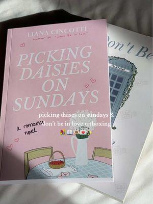 @liana cincotti so excited 🤭💖 #pickingdaisiesonsundays #dontbeinlove #BookTok #lianacincotti #romancebooks #romcom 