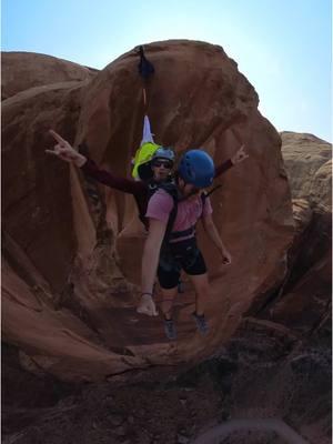 BASE jump with the boys 🤘 #tandembasemoab #basejump #travel #theboyz #rad #yes #fml #ridiculous #solos #rowdy #utah #moab #nationalpark #nature #wild 