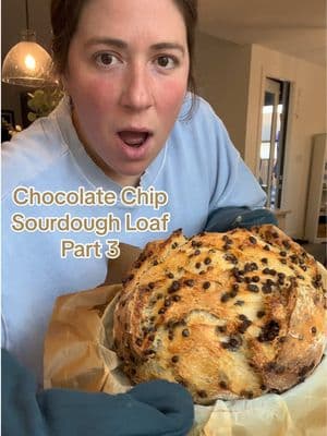 Chocolate chip sourdough loaf part 3 #sourdough #sourdoughbread #sourdoughforbeginners #sourdoughtok #sourdoughbaking #sourdoughrecipe #chocolatechipsourdough #yummy #dessert ##sourdoughtiktok