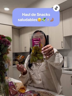 Quede sorprendida de lo delicioso que estaba todo🥲✨🤌🏽🥒🫶🏼que opinan? Amamos? Insta: Karla.Avendano🧚‍♀️ todos los snacks los encuentran en: @NutriChipsBotanas ® en MX🇲🇽 y en @Snacks usa en USA🇺🇸 #snacks #snacksaludable #fyp #parati #tastetest #mukbang #taste 