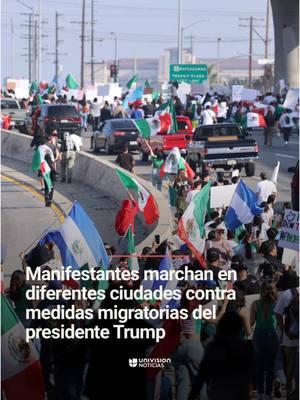 📌 Miles de personas marcharon en varias ciudades del país contra las medidas migratorias de Donald Trump. Bajo el lema: 'Un día sin inmigrantes', hispanos protestaron en ciudades como Los Ángeles en apoyo a la comunidad inmigrante indocumentada. Muchos dueños de negocios también se unieron al llamado nacional cerrando sus locales por 24 horas para hacer notar "su fuerza y poder". "La mano de obra de un inmigrante es muy importante para este país", dijo una empresaria latina. Informa Salvador Durán 📺 Más del Noticiero Univision a las 6:30 pm /5:30 C y en su Edición Nocturna a las 11:35pm / 10:35 C. #Inmigrantes #Marchas #DíaSinInmigrantes #California #EEUU #Manifestaciones #Hispanos #UnivisionNoticias #UniNoticias 