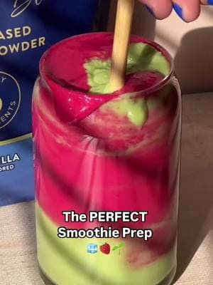 Save this for the PERFECT weekly prep idea to level up your smoothies🍓🍌🥑 Mix & match protein smoothie cubes are the ultimate time saver.  Today we’re having a Berry Beet Basil Smoothie 🌱 ☝️Pro Tip: the next few times you make smoothies, make a little extra and freeze into cubes to use later! Ingredients: Pink Cubes: ¼ cup frozen beets ¼ cup frozen strawberries 4 oz coconut milk 1 scoop Orgain Perfect Blend Protein Powder🌱 - Vanilla  Green Cubes ½ cup ice ½ avocado 1-2 basil leaves, plus more for garnish  4 oz coconut water  1 scoop Orgain Perfect Blend Protein Powder - Vanilla  Pour the smoothies into ice molds. Store and mix and and match as you wish! #orgain #drinkorgain #smoothieprep #smoothiehack#weeklyreset