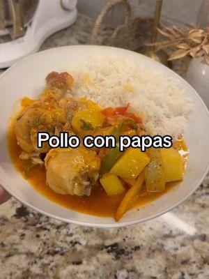 Pollo con papas #polloconpapas #recetafacil #recetafacilyrapida #pollo #recetasfaciles #recetasmexicanas 