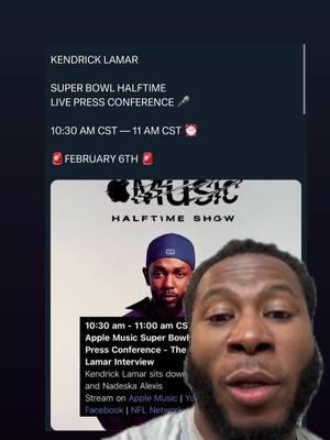 @Ebro in the Morning can we get some hard hitting hip hop questions with Kendrick this Thursday 😂 #kendrick #superbowlhalftimeshow 