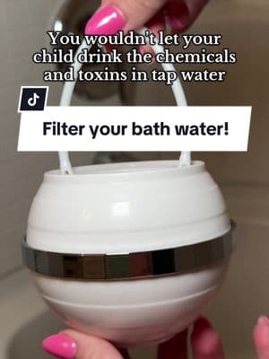 A simple addition for a healthier home 🤍 #waterfilter #bathfilter #cleanwatermatters 