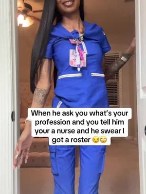 Sir I go home & go straight to sleep 😒 nobody on my phone 📱 🙃  Scrubs : @ODAAT Scrubs  #fyp #nursesoftiktok #nursestudent #nurselife #dating #datinganurse 