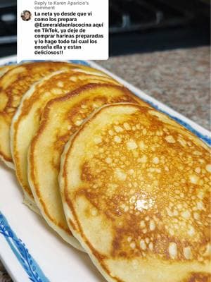 Replying to @Karen Aparicio   Deliciosos buttermilk pancakes receta facil  Ingredientes: 2 tazas de harina de trigo 2 cucharadas de azucar 1 1/2 cucharaditas de polvo para hornear (baking powder) 1 cucharadita de bicarbonato de sodio (baking soda) 1/2 sal 2 tazas de buttermilk  2 huevos batidos 3 cucharadas de mantequida derretida sin sal  1/2 taza de leche  #buttermilkpancakes #pancakes #EasyRecipes #homecooking #recetas #hotcakes #brunchideas #yummy #fyp #foryou #fypシ #foryoupage 