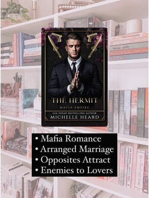 📕 The Hermit by @Michelle Heard #mafiaromancebooks #mafiabooks #arrangedmarriagetrope #touchheranddie #boyobsessedtrope #bryannareads #romancebooks #romancerecs 