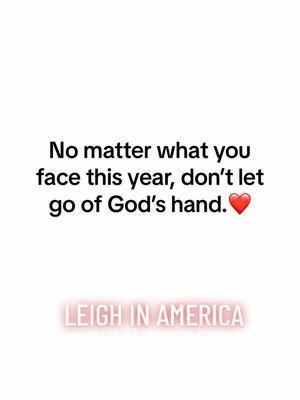 Don’t let go of God’s hand. #faithoverfear #inspirational #Godisgreat #christianbracelet #jesusisking #keepgoingstrong  #2025 