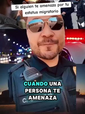 Si alguien te amen  aza por tu estatus migratorio #viralvideo #parati #fy #policia #usa #unitedstates #sargentocornejo #importante #noticias #2025 #drive #latinosenusa #🇺🇲 #🚔 #sueñoamericano 