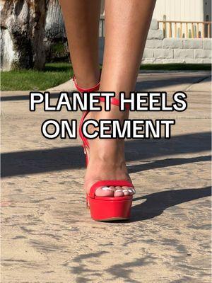 Heels on Cement #asmrsounds #asmr #RuthieDavis #TikTokFashion #heelschallenge #HeelsASMR #EleganceInHeels #redheels 