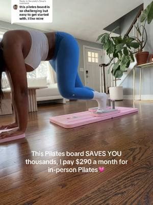 Replying to @Securely's Shop  You will def save yourself some money with the toktokshop pilates board !  #pilatesboard #pilates #pilatesprincess #solidcore #solidcorepilates #FitTok #GymTok #pilatesworkout #athomeworkout #athomepilates #workoutroutine #tiktokshoploveatfirstfind 