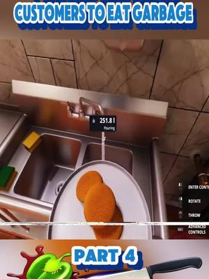 I'm a Chef That Forces Customers to Eat Garbage P4#letsgameitout #game #shapez2 #hydroneer #buildinggame #puzzlegame #viralgame #simulator #Planetcoaster