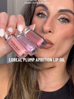 I’ve never tried a plumping lip OIL, until now! is it worth it for you? I love it as a topper/lip gloss 💗#lorealplumpambition #lipoil #glossylips #plumpinglipgloss #plumpinglipoil #lipplumper #drugstorelip 