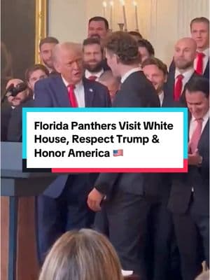 This is refreshing to see 👏 #FloridaPanthers #WhiteHouse #NHL 