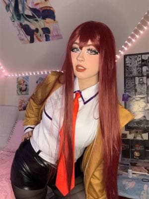 so glad this tie came pre-tied 🙏🏻 guys i went thrifting yesterday and got so many cute clothes & i got a new pc >:D life is good  #wlw #cosplay #makisekurisu #steinsgate #steinsgatecosplay #cosplaygirl #animegirl #dance #egirl #fyp #xzybca