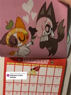 Replying to @MattFlame I’ve had a sickness in every month of 2025 already, at least the calendar is cute 😭 #chiknnuggit #calendar #february #2025 #2025calendar 