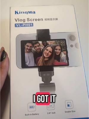 🎥 The Ultimate Vlogging Game-Changer! 🚀 Content creators, listen up! If you’ve ever struggled with filming yourself using the back camera (because let’s be real, the quality is WAY better), but hated not being able to see yourself—this is the solution you’ve been waiting for! This must-have vlog camera accessory lets you film with your back camera while still seeing yourself in real-time! No more guessing if you’re in frame, no more blurry shots—just crisp, high-quality content every single time. Whether you’re filming TikToks, YouTube videos, or IG Reels, this tool will elevate your content instantly. ✅ Crystal-clear back camera quality ✅ Perfect framing every time ✅ Game-changer for solo creators ✅ Lightweight & easy to use Trust me, if you’re serious about content creation, you need this in your setup! Tap the link below to grab yours now from my TikTok Shop before they sell out! 🎬✨ #ContentCreatorMustHave #VlogCameraHack #CreatorTools #TikTokFinds #FilmingMadeEasy