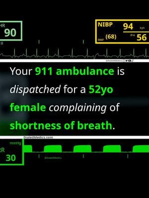 🫁 🤯 🤔 Your 911 ambulance is dispatched to a 52-year-old female with a known history of idiopathic pulmonary arterial hypertension that was woken from sleep by dyspnea. She found her epoprostenol ambulatory infusion pump beeping and showing a High Pressure alarm, with no flow.  How will you manage this patient? 🎉 Bonus Questions: 🚒 BLS: If SpO2 remains low despite other treatments, and CPAP is in BLS protocols, is it appropriate here and what pressure would be best? 🚑 ALS: What does epoprostenol do and why can a PAH pt precipitously crash so quickly if the infusion is interrupted? 🚁 CC/Flight: If pressors are required in a PAH pt, which should be preferred and which should be avoided, and why? All EKG recordings are from the EKG rhythm generator on my website (LII rhythms only for now, 12Ls are in beta and coming soon), be sure to check it out for more software generated #ECG practice! (Link in bio.) #EMS #emstok #paramedic #paramedicsoftiktok #medic #medicsoftiktok #flightmedic #criticalcareparamedic #paramedicstudent #paramedicschool #emta #emtb #emt #emtlife #emtsoftiktok #emtstudent #emtschool #firstresponders #NREMT #nurse #nursesoftiktok #RN #nursingstudent #nursingschool #flightnurse #criticalcarenurse #emergencynurse #NCLEX #nclexrn #nclexprep #doctor #doctorsoftiktok #medicalstudent #USMLE #emergencymedicine #criticalcare #AMLS #toxicology #foamed 