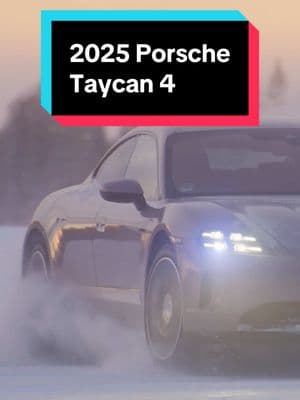 The 2025 #Porsche Taycan 4 is likely to become the model's volume trim, as it's the most affordable way to add all-wheel drive to the automaker's EV. At $105,295, it's only $3900 more than a base rear-drive Taycan. With the standard 82.3-kWh battery pack, the Taycan 4 offers 402 horsepower (the same as the rear-drive Taycan), but its 431 pound-feet of torque is way more than the RWD model offers. Tap the link in our bio for the full review. #PorscheTaycan #Taycan4 #sedan #EV #review #carsoftiktok #cartok #caranddriver 