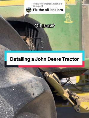 🚜 Why Steam Cleaning & Detailing Your Tractor Matters Keeping your tractor clean isn’t just about looks—it’s about performance, longevity, and value. 🛠️ Easier Maintenance: A clean tractor helps you spot oil and hydraulic leaks faster, preventing costly breakdowns. 🛡️ Longer Lifespan: Removing dirt, grease, and buildup reduces wear and corrosion, protecting your equipment. 💰 Higher Resale & Trade-In Value: A well-maintained tractor commands more money when it’s time to sell or upgrade. Regular steam cleaning and detailing protects your investment and keeps your tractor running strong for years. 📞 Call Tailor-Made Detailing at 918-845-3815 🌐 Visit www.tailormadedetailing.blog #TractorDetailing #FarmEquipmentCare #SteamCleaning #HeavyEquipmentMaintenance #TailorMadeDetailing #OklahomaFarming #TexasFarming #KansasFarming #MissouriFarming #ArkansasFarming #ProtectYourInvestment #FarmLife #FarmMachinery #AgricultureLife #FarmersOfInstagram #FarmersOfTikTok #RuralLiving #EquipmentRestoration #MidwestFarming #johndeerearmy 