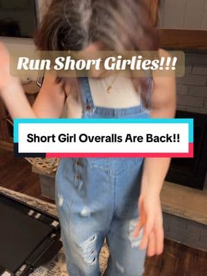 Run short girlfriends!!!! Viral bib overalls are back in stock and at a great price!!! @DANEDVI US @DANEDVI US #overalls #overalloutfit #denimoveralls #shortgirl #bibs #womanover40 I am wearing a medium!!!!! #loveatfirstsight #petitefashion #shortgirproblems #shortgirlstyle 