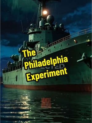 The Philadelphia Experiment- A ship that teleported? 🚢⚓️ In 1943, the U.S. Navy allegedly conducted an experiment to render the USS Eldridge invisible to radar. Witnesses claim the ship not only disappeared, but teleported from Philadelphia to Norfolk, Virginia. When it reappeared, some crew members were fused into the metal of the ship. Was it a hoax… or proof of secret government experiments? #mystery #history #navysecrets #UnexplainedMysteries #StrangeHistory #HistoricalMysteries #WeirdCoincidences #Shipwrecks #BizarreFacts #HistoryBuff #FateOrCoincidence #LostAtSea #HistoryMystery #HiddenHistory 