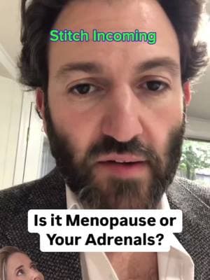 Are your menopausal symptoms due to poor adrenal function? ❓ Short answer - probably not. 🤔 Longer answer ... While we understand something about how the adrenal glands upregulate various hormones during the menopause transition we don't know exactly what that means in terms of symptoms and disease prevention. ✅ Original video by @dr.reese if you want to see the whole thing.  #HRT #hormones #womenshealth #perimenopausehealth #menopause #perimenopause #menopausehealth #estrogenmatters 