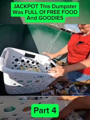 Part 4 | JACKPOT This Dumpster Was FULL Of FREE FOOD And GOODIES #dumpster #jackpot #dumpsterdiving #dumpsterdiver #dumpsterdive #curbsidejunkies #garbage 