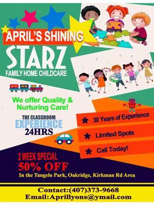 #orlandoarea #kirkmanarea #daycare #childcareprovider #fla 