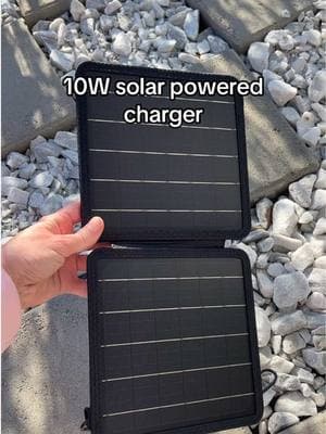 #ad this portable solar powered charger is great for getting my devices charged if no power source is available. It’s 10W and weighs less than a pound so it’s easy for me to take on the go on my outdoor excursions. #solarcharger #portablesolarcharger #solarpower #ttstastemakers #TikTokShopLoveAtFirstFind #seasonalgems #lovelanguage  #TikTokShopJumpstart #ttstastemakers #SpotlightFinds  #TreasureFinds #TTSDelight #TTSLevelUp 