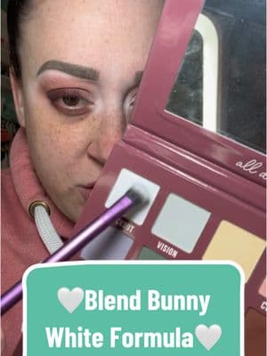 🤍🤍🤍@Blend Bunny Cosmetics we love your white formula #eyeshadowblend #blendbunnycosmetics 