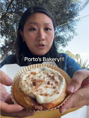 First time trying Porto’s cinnamon roll & chicken croquettes! Sooo delish. Dang near took me out! And a huge thank you to the super sweet & generous Portos worker for the freebies😭❤️ @Portos Bakery & Cafe #portosbakery #portosbakeryandcafe #cinnamonroll #tastetest #foodreview #mukbang #cheeseroll #chickencroquettes #portosmukbang 