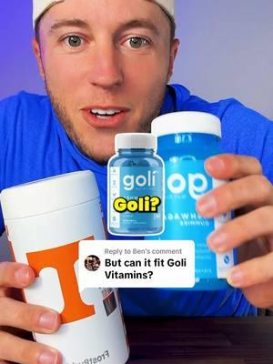 Replying to @Ben Will #FrostBuddy fit GOLI?! What should I do next? 🤔 #goli #golivitamins #vitamins #gummies #fyp #foryoupage #tennessee #tennesseevols #viralvideo #funnytiktoks 