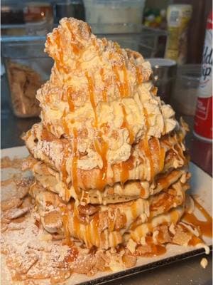 CINNAMON TOAST CRUNCH CHEESECAKE PANCAKES from @elmstreetdiner in Norwalk, CT! 🥞😍🤤 Just a light breakfast to start the day… 👌 #DEVOURPOWER #fyp #foryou #foodtiktok #foodblog #pancakes #pancake #cinnamontoastcrunch #pancakestack #elmstreetdiner #norwalkct #diner #dinerfood #connecticut #ctfood #dessert #breakfast 