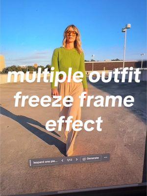 TUTORIAL: Here is a step by step tutorial breaking down every detail of this multiple outfit freeze frame effect video using @Photoshop @Adobe Express Generative AI feature to create all of the individual outfits, and Adobe Express to edit the video and add text and music! Whaddya think?! Let me know in the comments! #ad #CommunityXAdobe #adobedesign