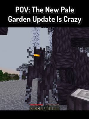 POV: The New Pale Garden Update Is Crazy In Minecraft #Minecraft #funnymoments #mcyt #mc #minecraftmemes 