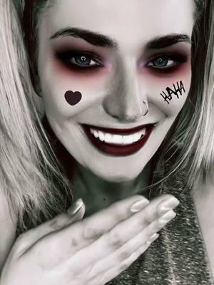 Let’s kick it up a notch 🤭😈#harleyquinn #likeandcomment #likeandfollowforyoupage #blonde #bluerosemom93 #comedy #fyp #creepy #crazy #fun #imback #tattoos #makeup #haha 