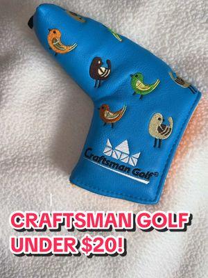 Unique Designs & QUALITY FOR UNDER $20?! What?! #craftsmangolf #clubcover #puttercover #bluebirdinmyheart🐦 #girlswhogolf #cartgirl #golfingaddict #golfingtiktok #tiktokshoploveatfirstfind #loveatfirstfind #jumpstartsale #tiktokshopjumpstartsale #tiktokshopdeal #singlemomtok #momtiktoks #momtiktokers 