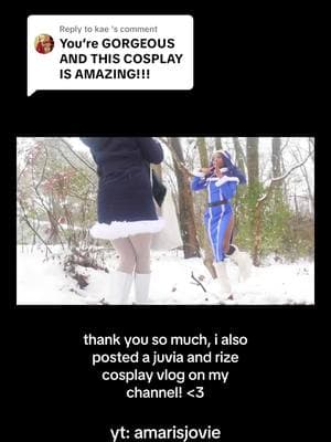 Replying to @kae  watch my grwm for my juvia cosplay (plus rize from tokyo ghoul) on my yt channel!! 🩷 yt: amarisjovie #fairytail #fairytailcosplay #juvia #juvialockser #juviacosplay #fairytailedit #28daysofblackcosplay #rizecosplay #tokyoghoulcosplay 